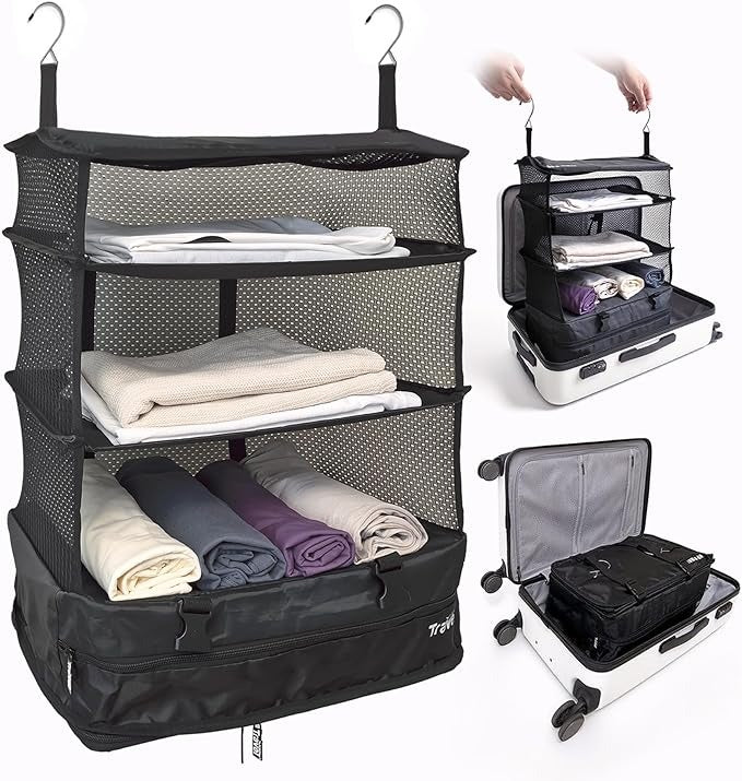 Armario Portátil Colgante Plegable Para Viaje + Envío Gratis 🎁