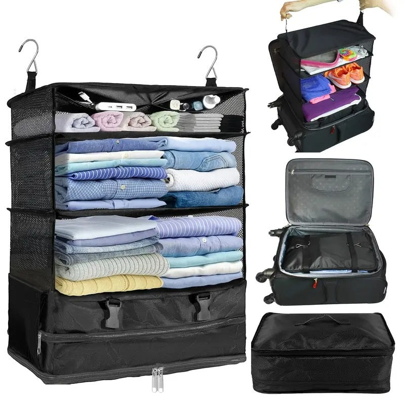 Armario Portátil Colgante Plegable Para Viaje + Envío Gratis 🎁