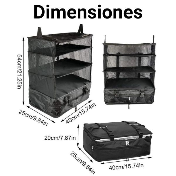 Armario Portátil Colgante Plegable Para Viaje + Envío Gratis 🎁