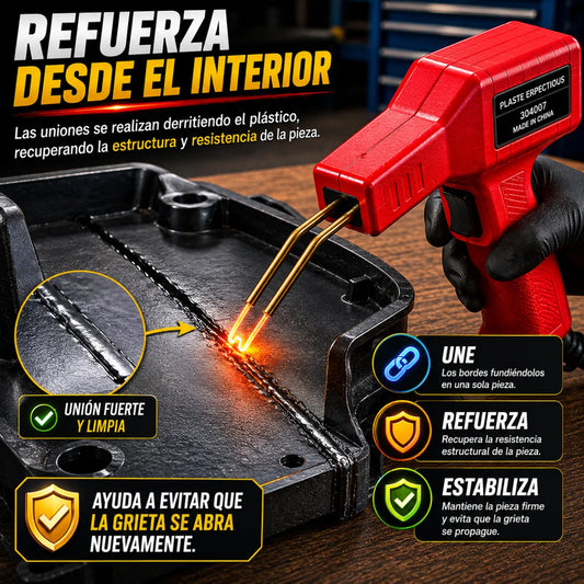 Kit de Soldadura Plástica + Obsequio Pinzas, bisturí + Envío Gratis