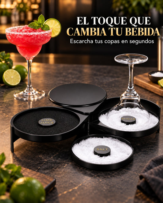 Escarchador de Copas Giratorio 3 en 1 + Envío Gratis 🎁