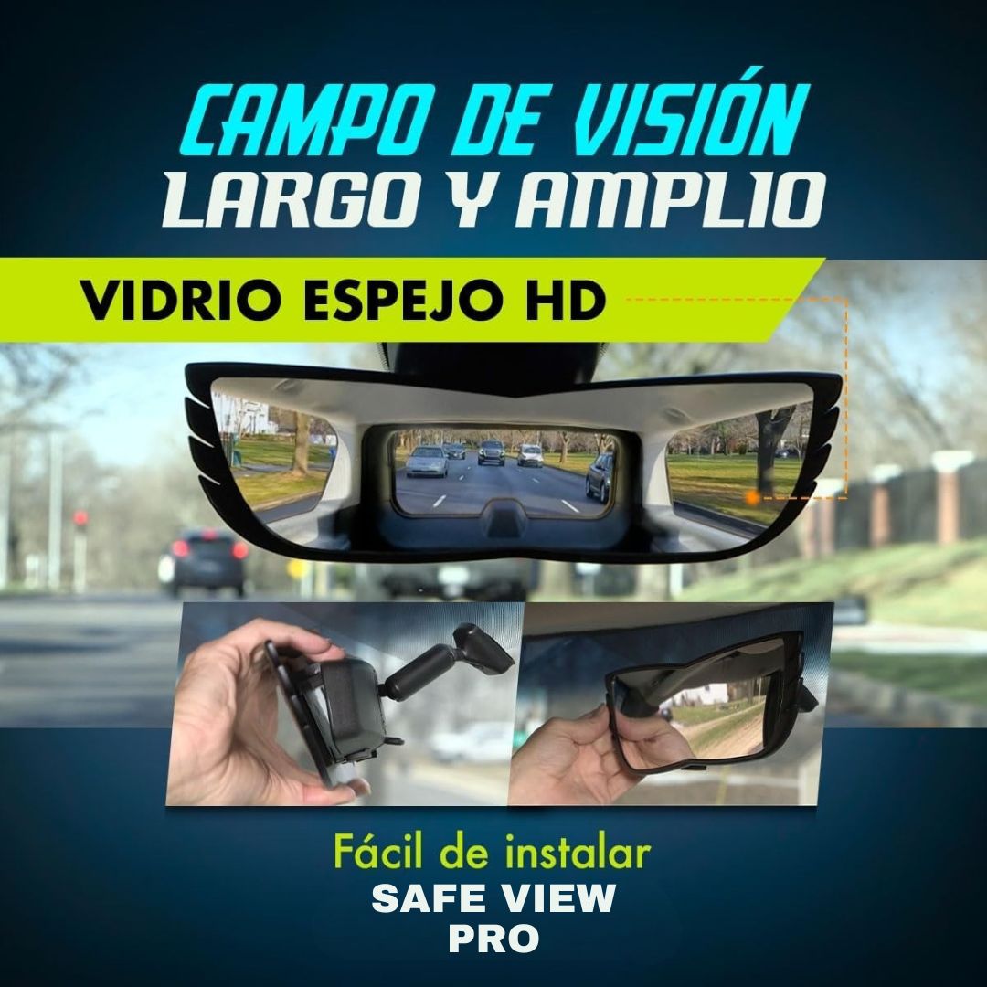 SafeView Pro-Espejo Panorámico Gran Angular + Envió Gratis