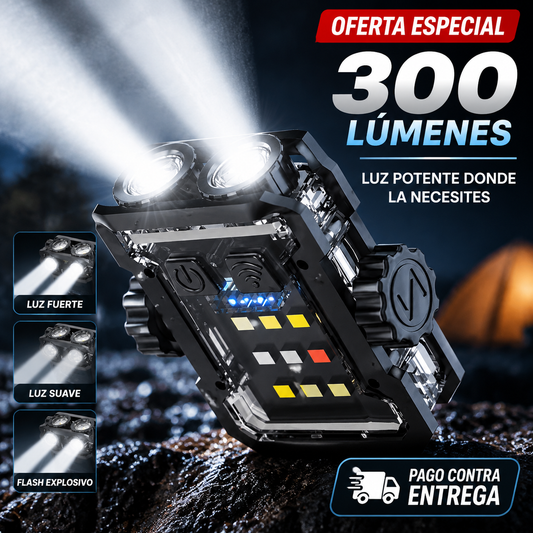 Mini Linterna Táctica LED COB