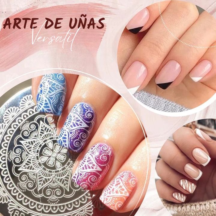 BeautyStamp® Estampador transparente de silicona para uñas + Obsequio 🎁+ "Envío Gratis"