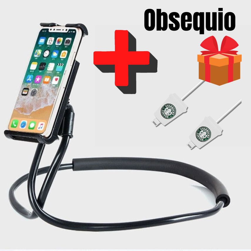 Lazy Neck-Soporte para celular con brazo flexible + Obsequio 🎁 + Envío Gratis