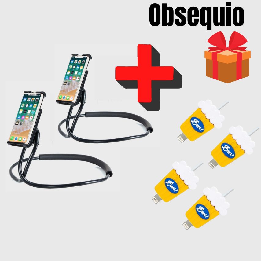 Lazy Neck-Soporte para celular con brazo flexible + Obsequio 🎁 + Envío Gratis