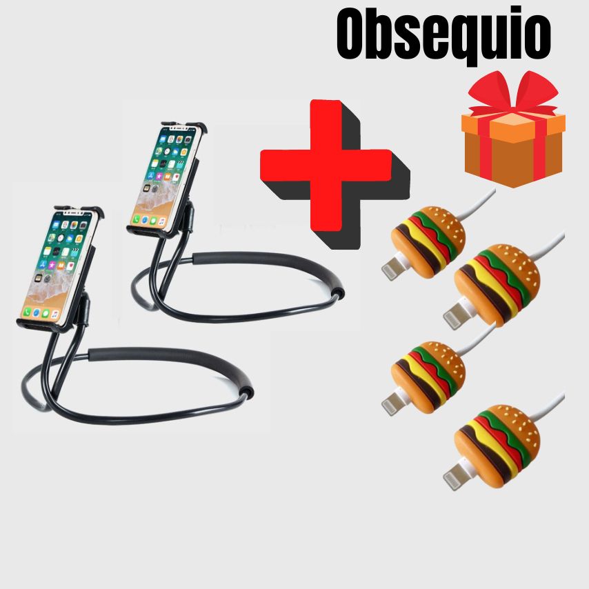 Lazy Neck-Soporte para celular con brazo flexible + Obsequio 🎁 + Envío Gratis