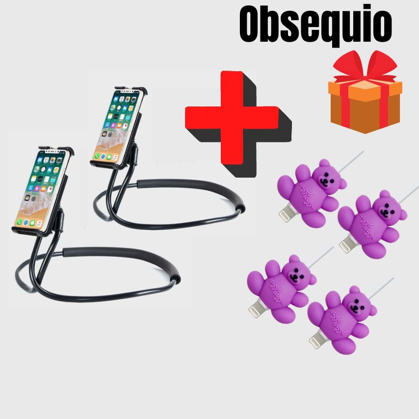 Lazy Neck-Soporte para celular con brazo flexible + Obsequio 🎁 + Envío Gratis