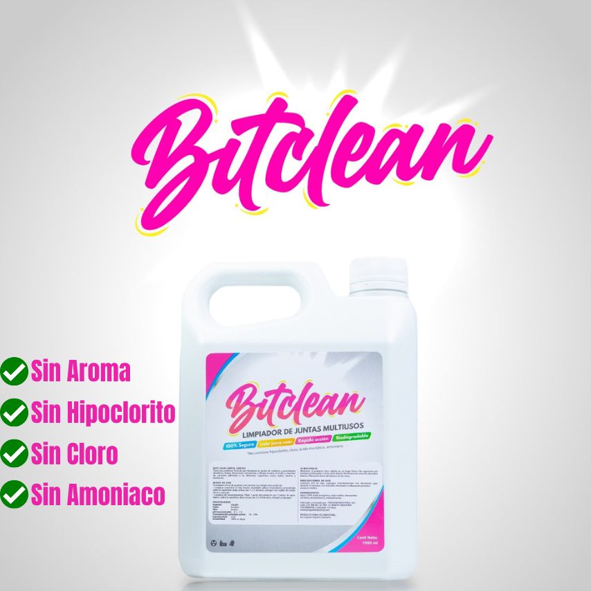 BITCLEAN 💦 Limpiador de juntas multiusos 2 litros + Envío Gratis