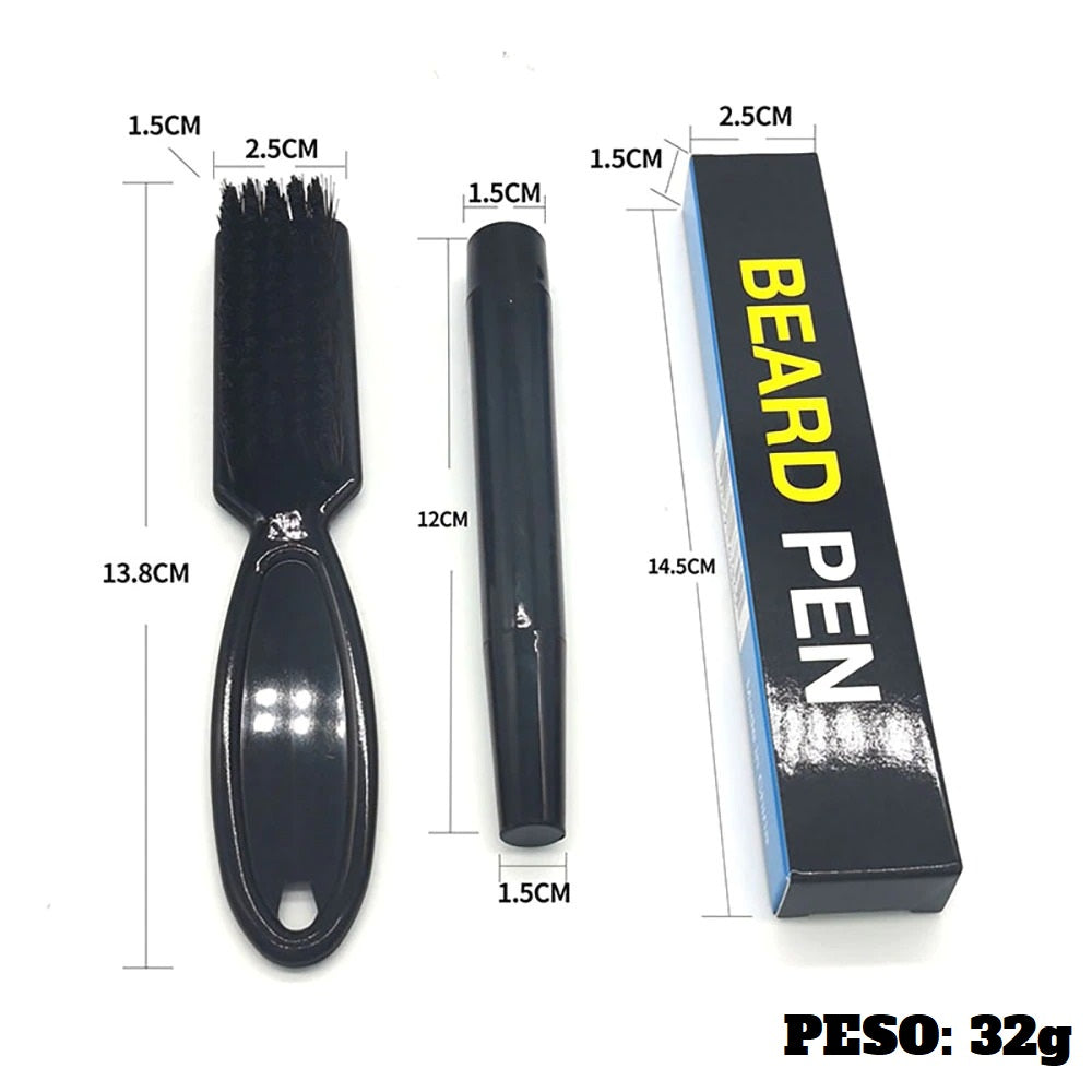 "Beard Pen" Lápiz Para Definir Barba + Obsequio Cepillo + Envío Gratis