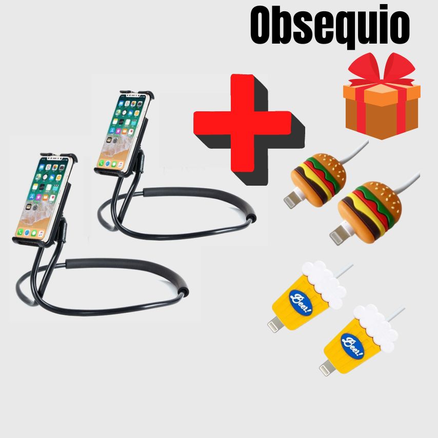 Lazy Neck-Soporte para celular con brazo flexible + Obsequio 🎁 + Envío Gratis