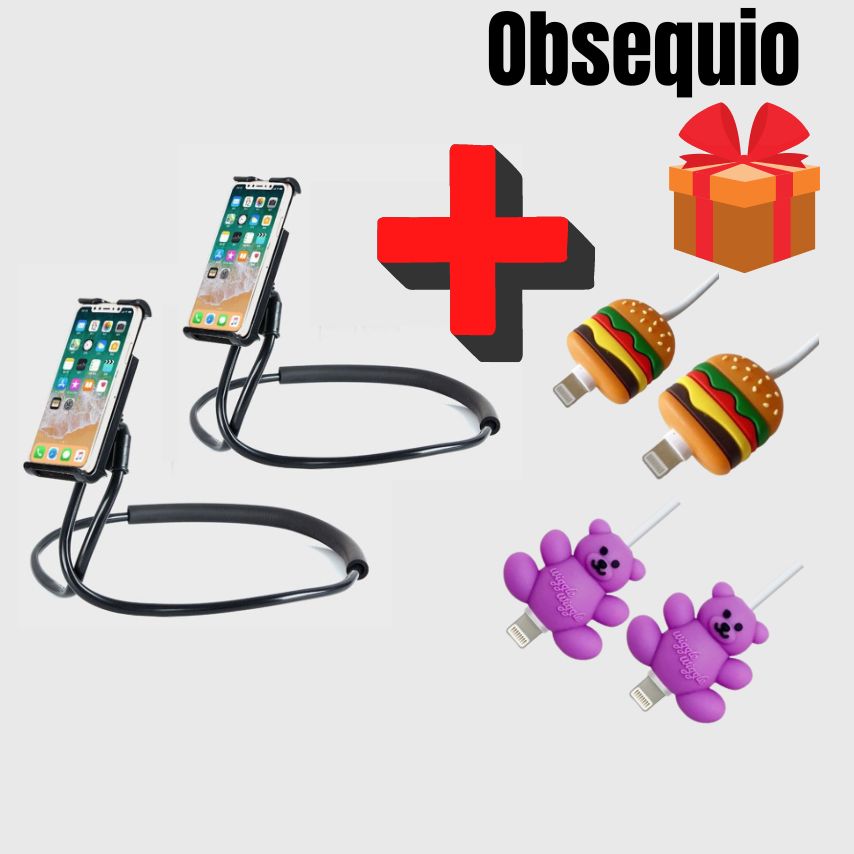 Lazy Neck-Soporte para celular con brazo flexible + Obsequio 🎁 + Envío Gratis