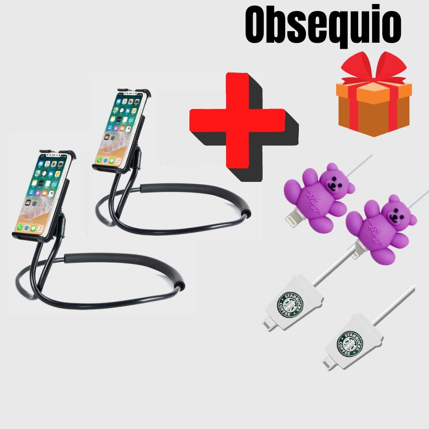 Lazy Neck-Soporte para celular con brazo flexible + Obsequio 🎁 + Envío Gratis