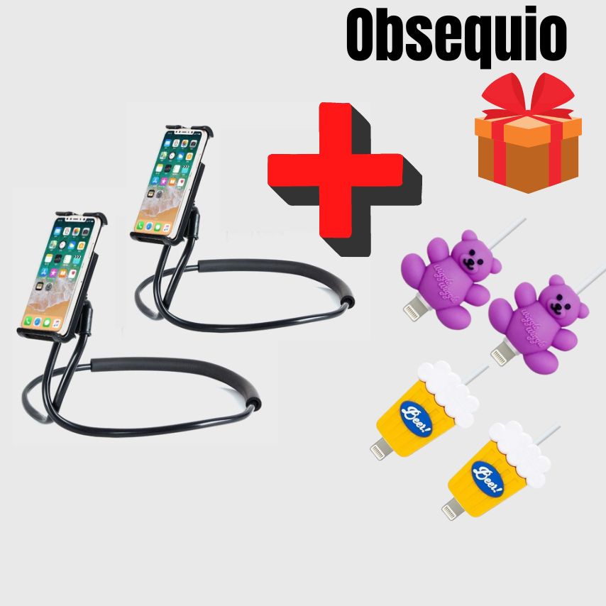 Lazy Neck-Soporte para celular con brazo flexible + Obsequio 🎁 + Envío Gratis